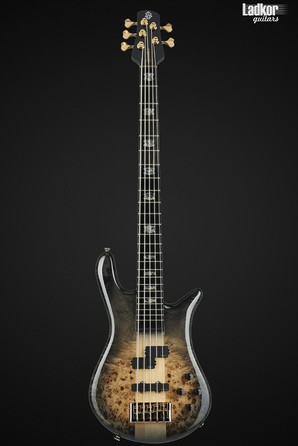 Spector Euro 5 CST Natural Black Burst Gloss 5 String Bass NEW