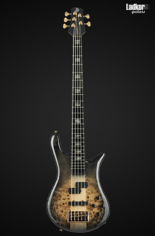 Spector Euro 5 CST Natural Black Burst Gloss 5 String Bass NEW