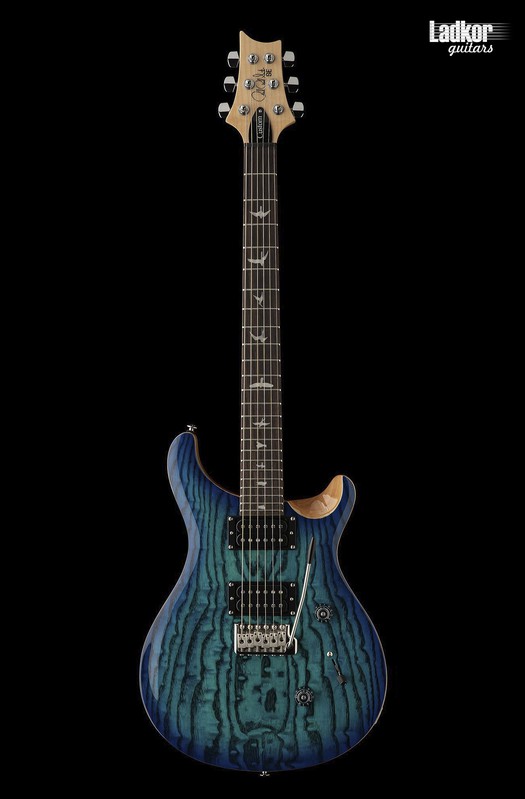 PRS SE Custom 24 Burled Ash Lake Blue Limited Edition 1 Of 1000 NEW