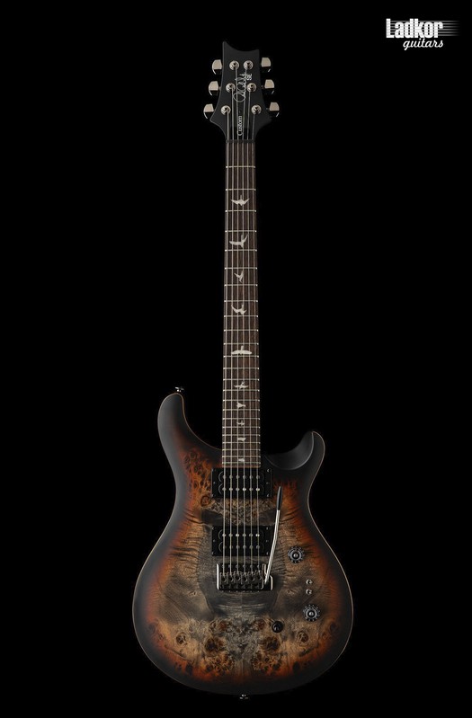 PRS SE Custom 24-08 Poplar Burl Charcoal Cherry Midnight Burst Limited Edition 1 Of 2500 NEW