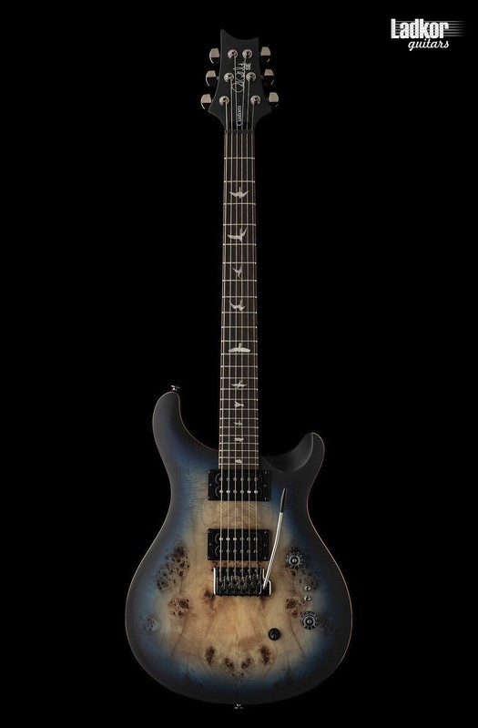 PRS SE Custom 24-08 Poplar Burl Lake Blue Midnight Burst Limited Edition 1 Of 2500 NEW