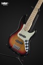 2008 Fender American Deluxe Jazz Bass V 3-Tone Sunburst 5 String Bass