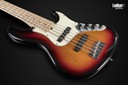 2008 Fender American Deluxe Jazz Bass V 3-Tone Sunburst 5 String Bass