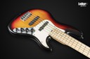 2008 Fender American Deluxe Jazz Bass V 3-Tone Sunburst 5 String Bass