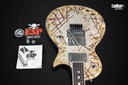 ESP E-II RZK-II Distressed Burnt Fishman Fluence Richard Z Kruspe Signature NEW