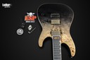ESP E-II M-II NT Black Natural Fade Buckeye Burl Maple NEW