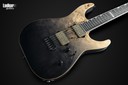 ESP E-II M-II NT Black Natural Fade Buckeye Burl Maple NEW
