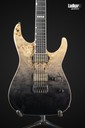 ESP E-II M-II NT Black Natural Fade Buckeye Burl Maple NEW