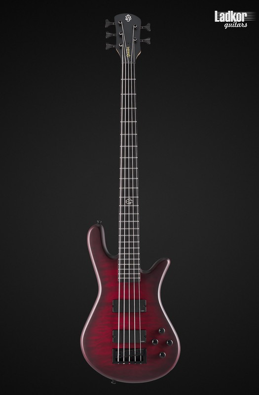 Spector NS Pulse II 5 Black Cherry Matte 5 String Bass NEW