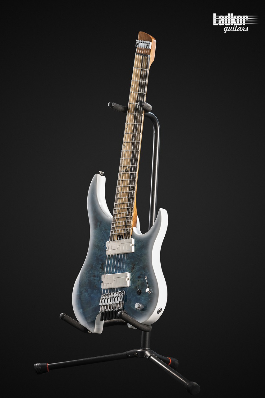 Legator G7FOD Arctic Blue Ghost Headless Fanned Fret Multi-Scale 7