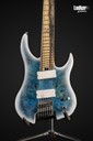 Legator G7FOD Arctic Blue Ghost Headless Fanned Fret Multi-Scale 7 String Fishman Fluence Overdrive Series NEW