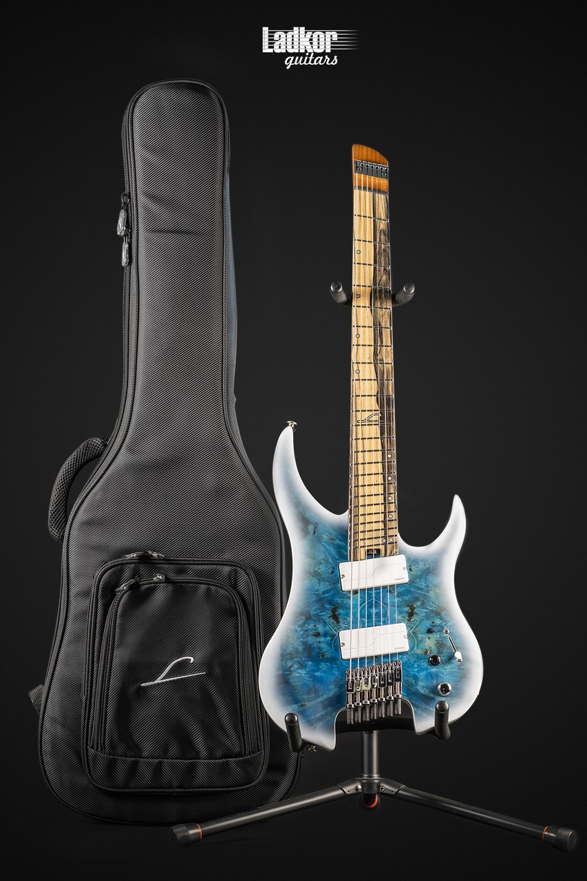 Legator G7FOD Arctic Blue Ghost Headless Fanned Fret Multi-Scale 7