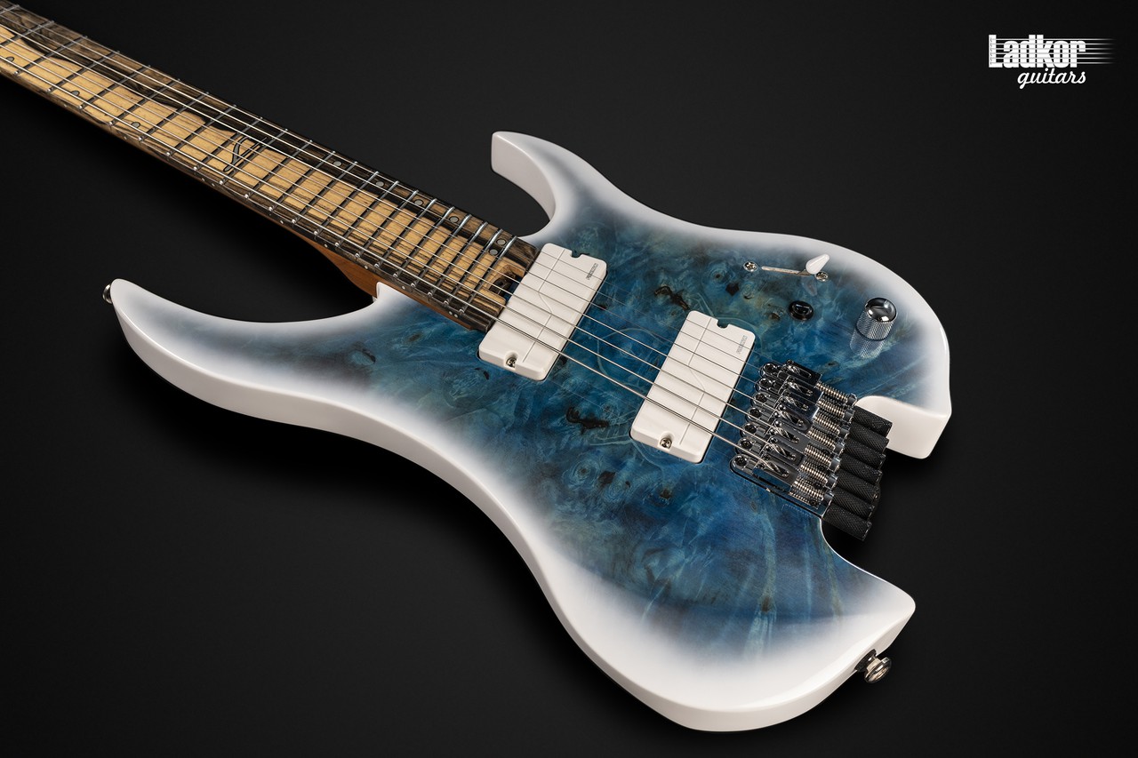 Legator G7FOD Arctic Blue Ghost Headless Fanned Fret Multi-Scale 7