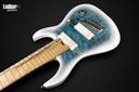Legator N8FOD Arctic Blue Ninja Fanned Fret Multiscale 8 String Overdrive Series Palemoon Ebony NEW