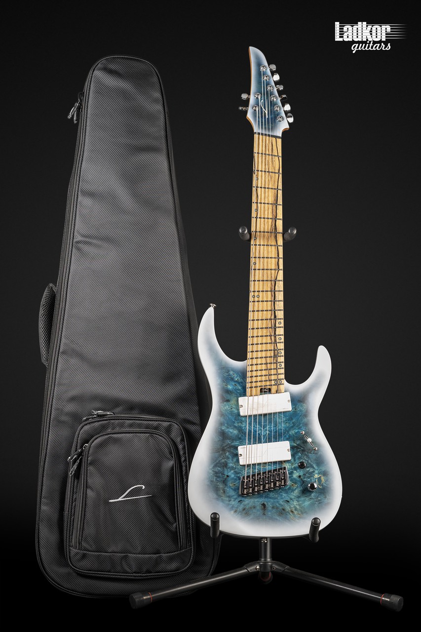 Legator N8FOD Arctic Blue Ninja Fanned Fret Multiscale 8