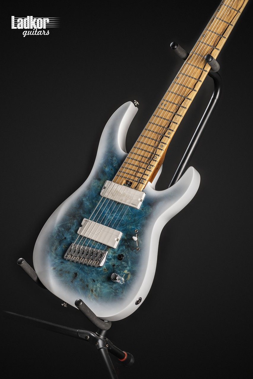 nico Legator N8FOD Arctic Blue Ninja Fanned Fret Multiscale 8