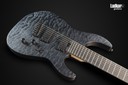 Legator N7FSS Black Quilt Maple Ninja Satin Fanned Fret Multi-Scale 7 String Super Shred Series NEW