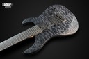 Legator N7FSS Black Quilt Maple Ninja Satin Fanned Fret Multi-Scale 7 String Super Shred Series NEW