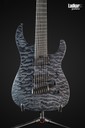 Legator N7FSS Black Quilt Maple Ninja Satin Fanned Fret Multi-Scale 7 String Super Shred Series NEW