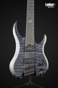 Legator G7FSS Black Flame Maple Ghost Satin Headless Fanned Fret Multi-Scale 7 String Super Shred Series NEW