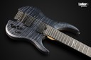 Legator G7FSS Black Flame Maple Ghost Satin Headless Fanned Fret Multi-Scale 7 String Super Shred Series NEW