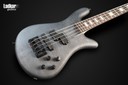 Spector Euro 4 LX Bolt-On Transparent Black Satin Matte 4 String Bass NEW