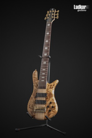 Spector Euro 6 LX Poplar Burl Gloss EMG 6 String Bass NEW
