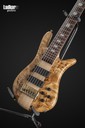 Spector Euro 6 LX Poplar Burl Gloss EMG 6 String Bass NEW