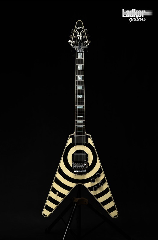 2007 Gibson Custom Shop Zakk Wylde Flying V Bullseye Limited Edition 17 Of 150