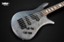 Spector Euro 4 LX Transparent Black Satin Matte 4 String Bass NEW