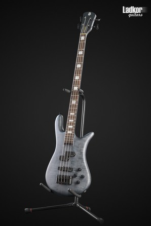 Spector Euro 4 LX Transparent Black Satin Matte 4 String Bass NEW