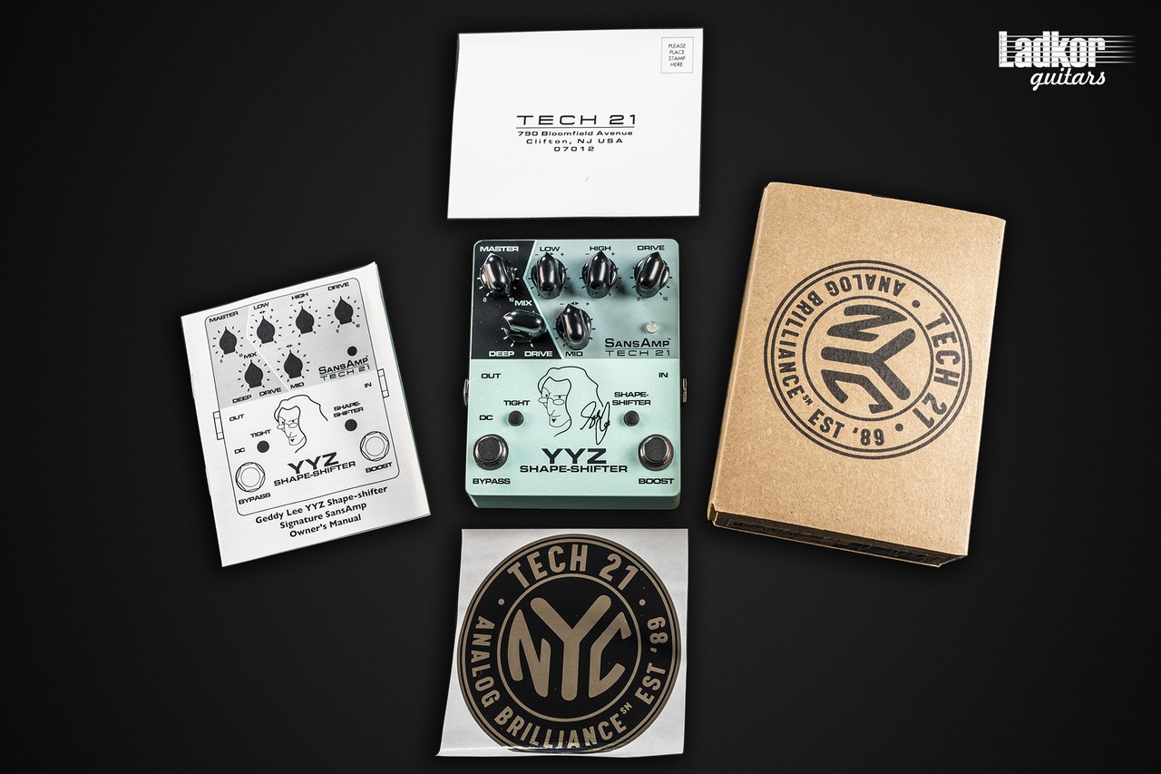 Tech 21 YYZ Shape-Shifter Geddy Lee Signature Sansamp NEW