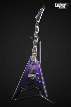 ESP E-II Alexi Ripped Purple Fade Satin Ripped Pinstipes NEW