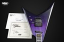 ESP E-II Alexi Ripped Purple Fade Satin Ripped Pinstipes NEW