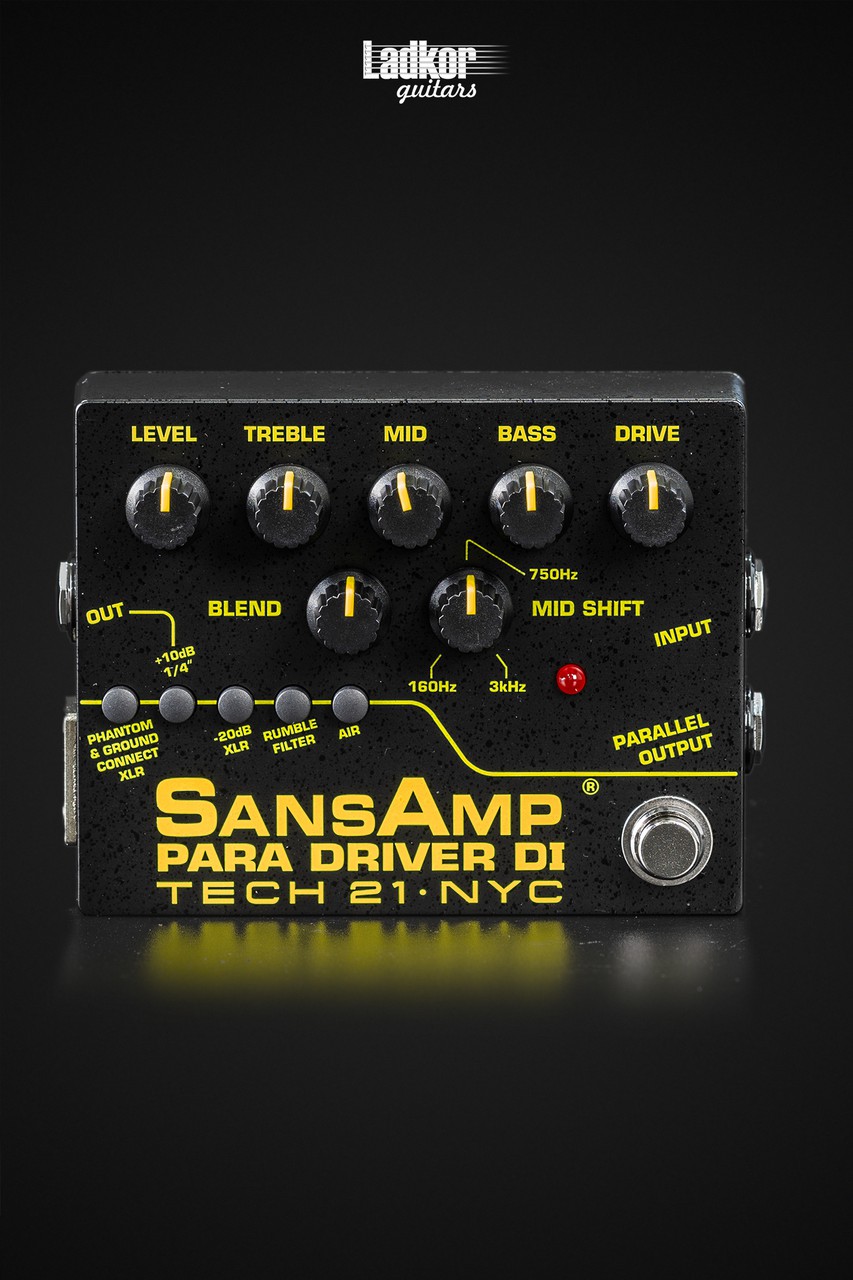 ギター TECH21 SansAmp PARA D DI Tech 21 SansAmp Para Driver DI V2 NEW