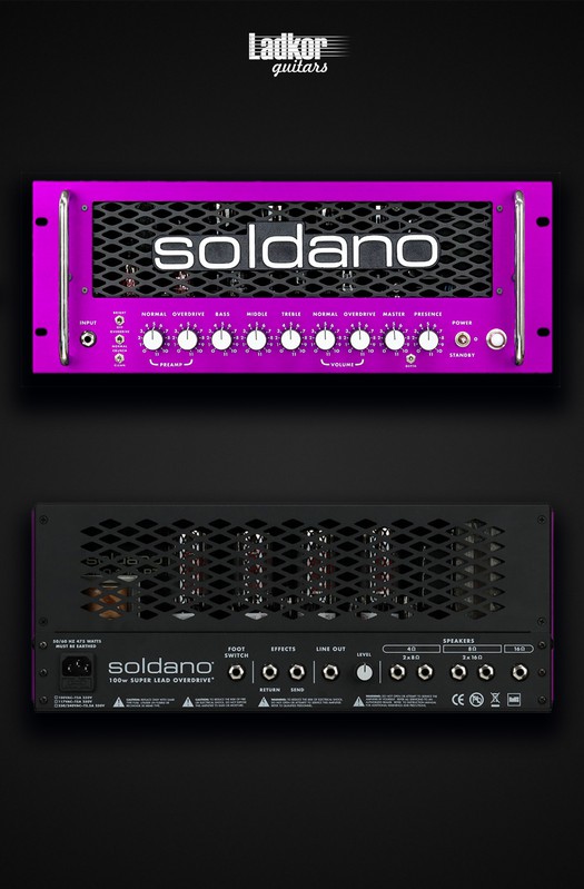 Soldano SLO-100 Rack 100W All-Tube Rackmount Amp NEW