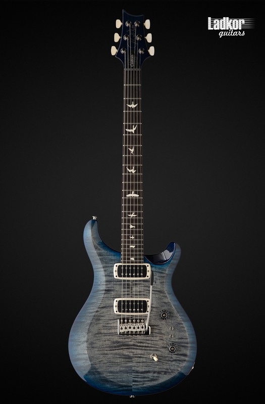 PRS S2 Custom 24-08 Faded Gray Black Blue Burst