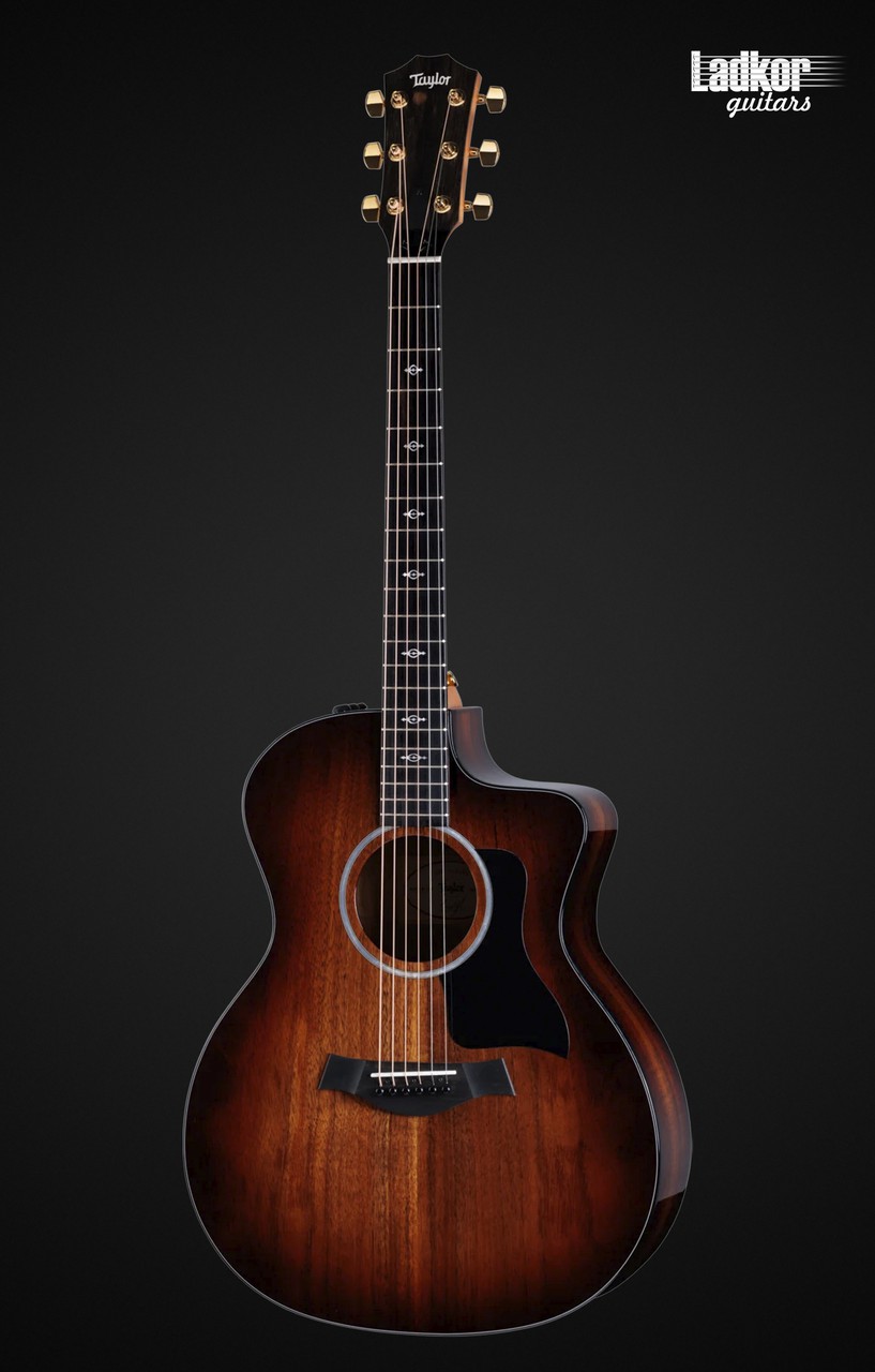 Taylor 224ce-K DLX Koa Deluxe Shaded Edgeburst Grand Auditorium