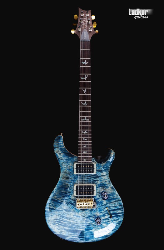 PRS Custom 24 10 Top Faded Whale Blue