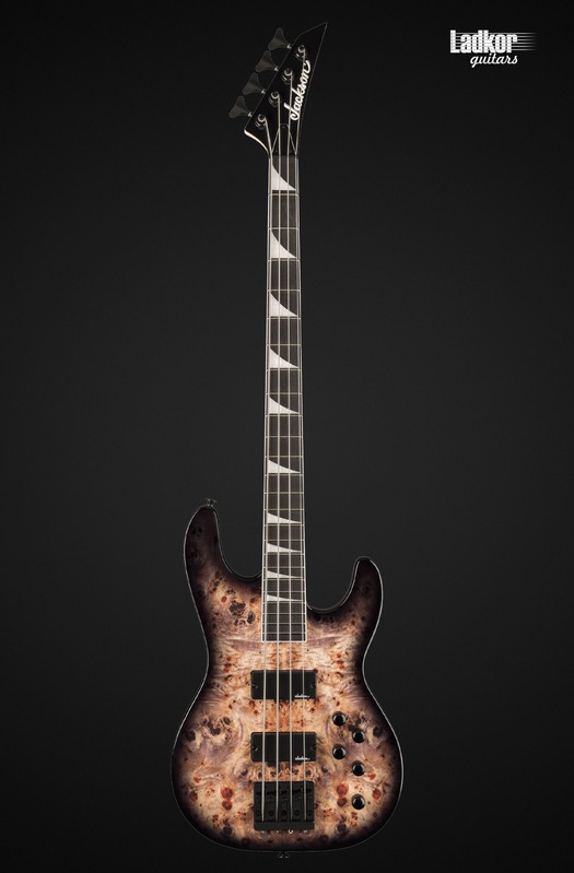 Jackson JS Series Concert Bass CB JS3P Black Burst Burl