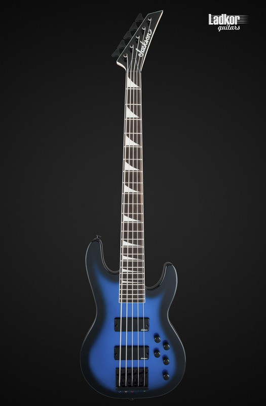 Jackson JS Series Concert Bass JS3V Metallic Blue Burst