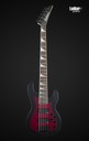 Jackson JS Series Concert Bass JS3VQ Transparent Red Burst