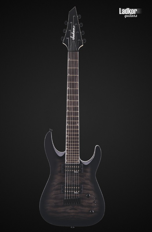 Jackson JS Series Dinky Arch Top JS22Q-7 DKA HT Transparent Black Burst