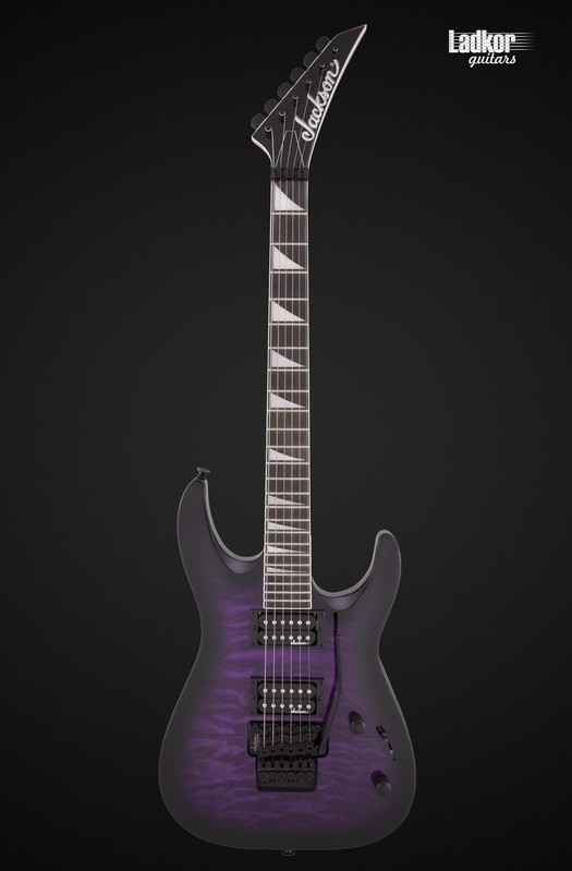 Jackson JS Series Dinky Arch Top JS32Q DKA Transparent Purple Burst