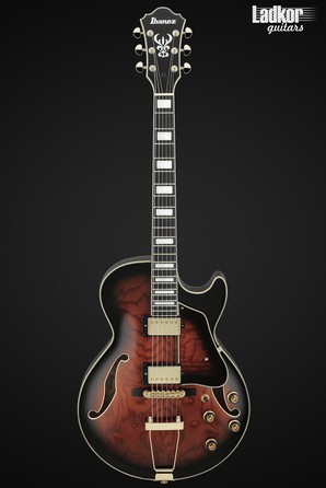 Ibanez Artcore Expressionist AG95QA Dark Brown Sunburst