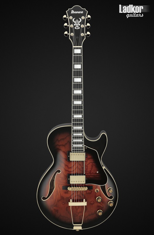 Ibanez Artcore Expressionist AG95QA Dark Brown Sunburst