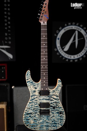 Tom Anderson Angel Natural Arctic Blue HH Quilt Top
