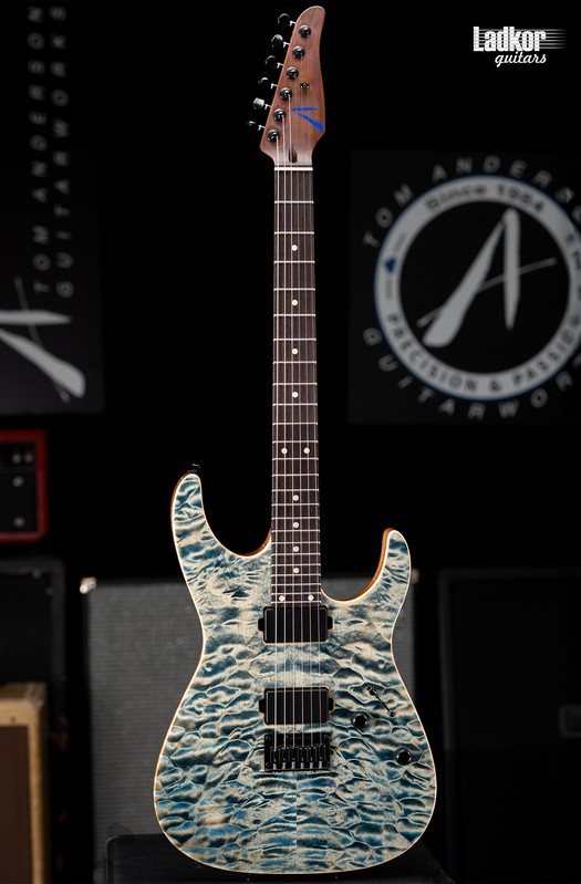 Tom Anderson Angel Natural Arctic Blue HH Quilt Top