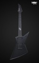 Solar E2.7C Carbon Black Matte 7 String