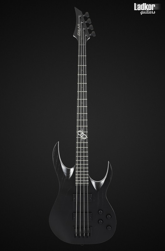 Solar AB2.4BOP SK Black Open Pore Matte 4 String Bass Guitar